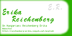 erika reichenberg business card